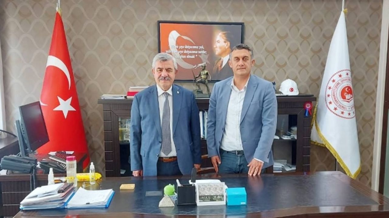 JMO Aydın İl Temsilcisi Kuru’dan Müdür Al’a ziyaret
