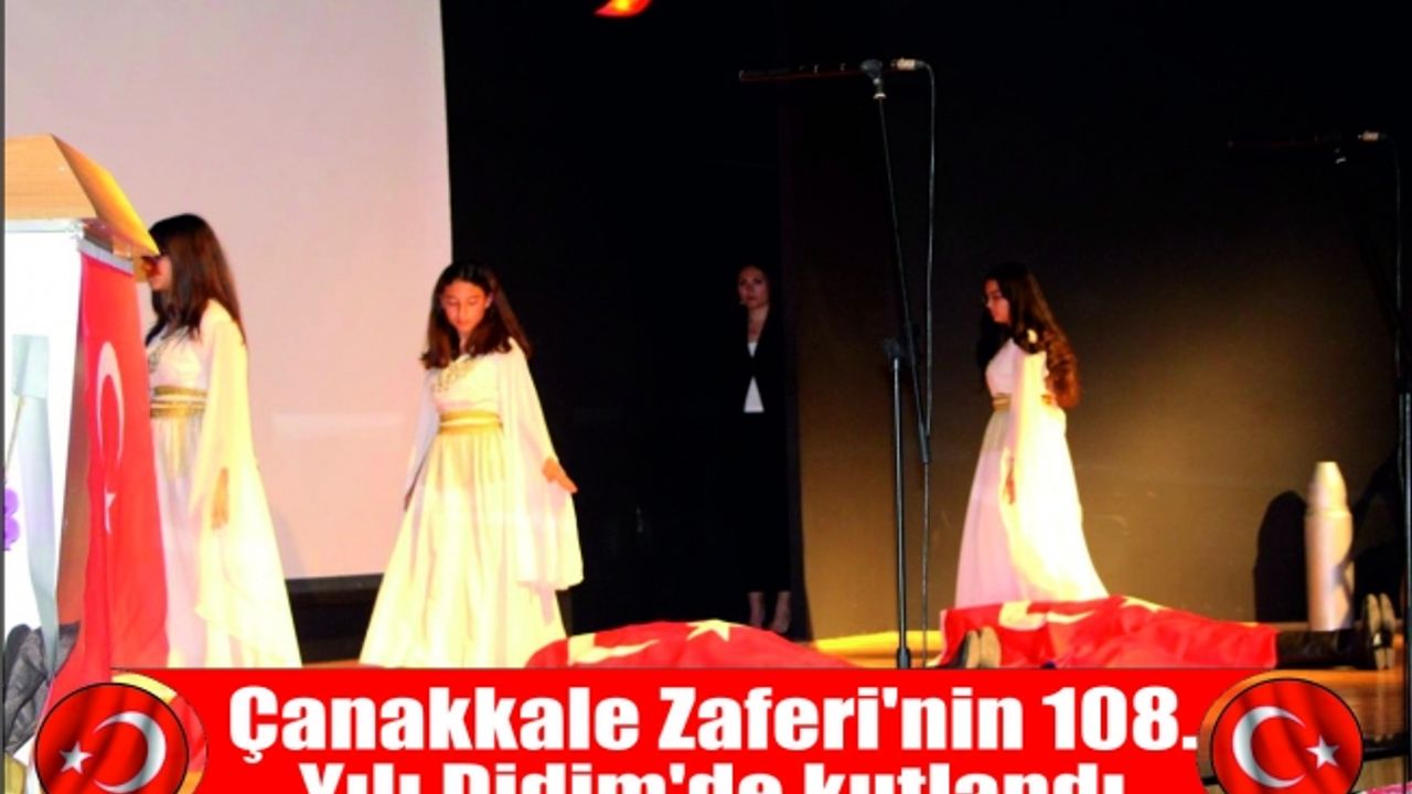 Çanakkale Zaferi’nin 108. Yılı Didim’de kutlandı