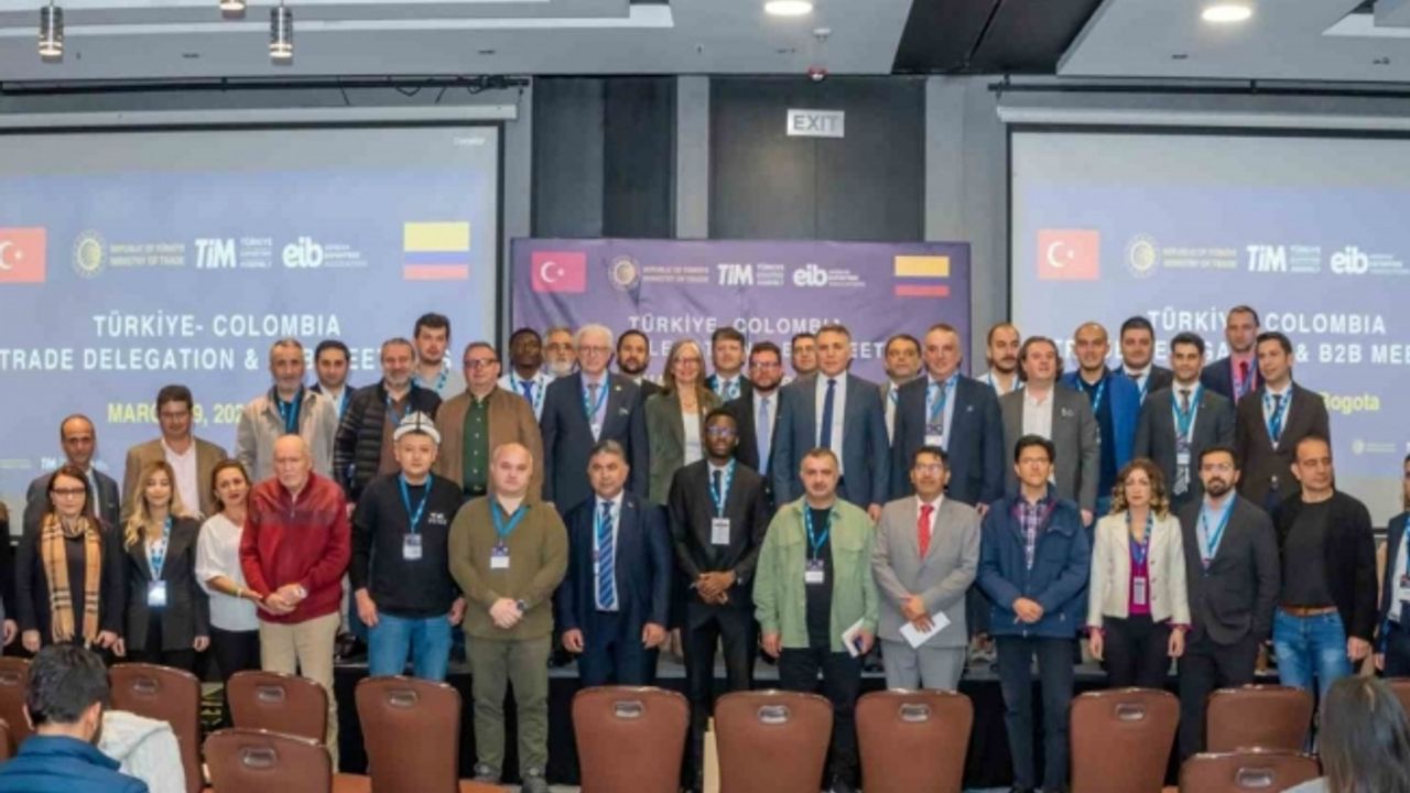 Türkiye ve Kolombiya, aralarındaki ticareti 5 milyar dolara çıkarmak için buluştu