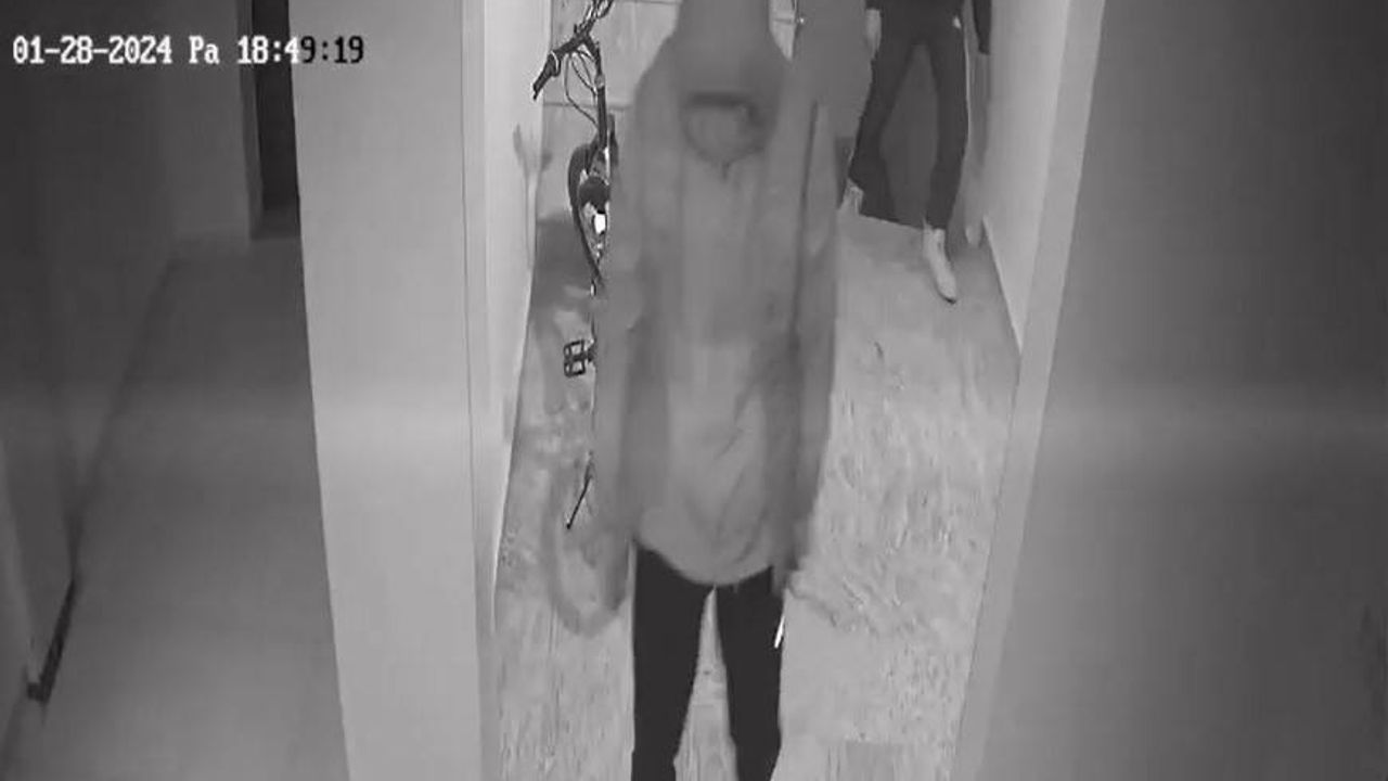 Didim'de Ayakkabı hırsızları kameralara yakalandı