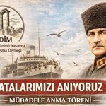 Didim’de Mü­ba­de­le Anma Tö­re­ni, Ata­lar Saygı ve Min­net­le Anı­la­cak