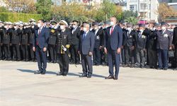 Didim’de 29 Ekim Cumhuriyet Bayramı çelenk töreni ile kutlandı 