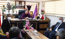 Kaymakam Yiğit'ten, Başkan Erul’a 'hayırlı olsun' ziyareti