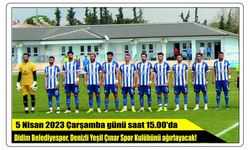 Didim Belediyespor, Denizli Yeşil Çınar Spor Kulübünü ağırlayacak!