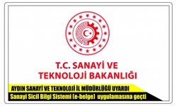 Sanayi İl Müdürlüğü Uyardı