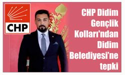 CHP Didim Genç­lik Kol­la­rı'ndan Didim Be­le­di­ye­si’ne tepki