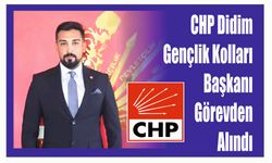 CHP Didim Gençlik Kolları Başkanı Görevden Alındı: