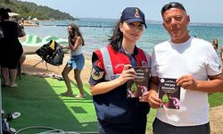 Akbük’te Jan­dar­ma­dan Orman Yan­gın­la­rı ve Çevre Kir­li­li­ği­ne Karşı Bi­linç­len­dir­me Se­fer­ber­li­ği