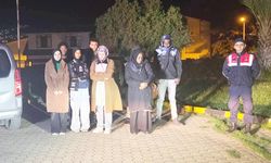 Akbük'de 13 dü­zen­siz göç­men yakalandı