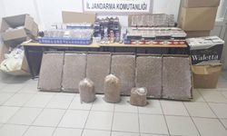 DİDİM'DE KAÇAK TÜTÜN VE MAKA­RON OPE­RAS­YO­NU: 1,4 MİLYON TL'LİK ÜRÜN ELE GEÇİRİLDİ