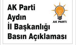 AK Parti Aydın İl Başkanlığı Basın Açıklaması