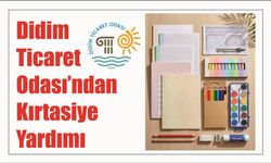 Didim Ticaret Odası’ndan Kırtasiye Yardımı