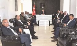Didim Ticaret Odası Yeni Yönetimi Kaymakam Mesut Çoban’ı Ziyaret Etti