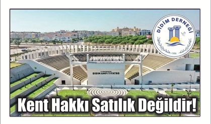 Kent Hakkı Sa­tı­lık De­ğil­dir!