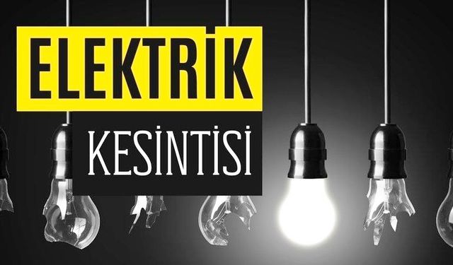 Didim'de 3 Mahallede Elektrik kesintisi