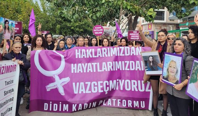 DİDİM KADIN PLATFORMU 25 KASIM’DA ALANLARDAYDI