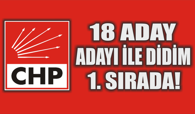 18 ADAY ADAYI İLE DİDİM 1. SIRADA!