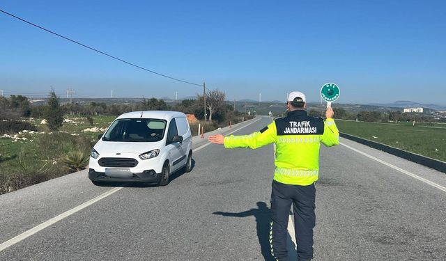 Didim Jandarma Tra­fik’in Denetimleri Sürüyor