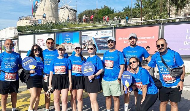 Çeşme Yarı Maratonu'na Didim Rotaract Kulübü üyeleri de katıldı