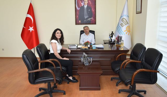 Kadın Gi­ri­şim­ci Sevil Ko­ralp'tan Didim Ti­ca­ret Oda­sı­na Zi­ya­ret