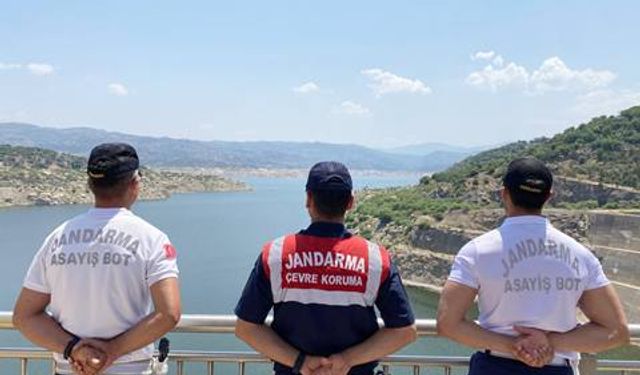 Aydın Jandarmasından Barajlarda Sıkı Denetim