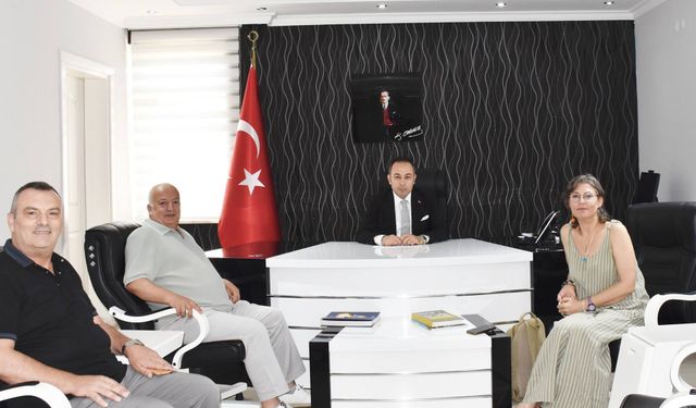Didim Ga­ze­te­ci­ler Ce­mi­ye­ti ola­rak, Kay­ma­kam Mesut Çoban'a Hoş­gel­di­niz zi­ya­re­tin­de bulunduk.