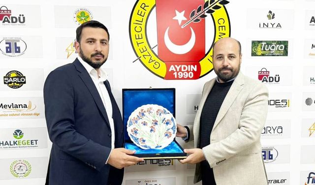 KU­RUM­SAL İLETİŞİM KOORDİNA­TÖR­LÜ­ĞÜ’NDEN AYDIN GA­ZE­TECİLER CEMİYETİ’NE ZİYARET