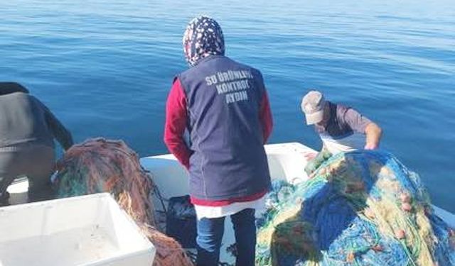 DİDİM’DE DENİZDE SU ÜRÜN­LERİ DENETİMİ YA­PIL­DI