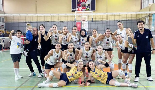 POLAT GROUP DİDİM BELEDİYES­POR KADIN VO­LEY­BOL TA­KI­MI FIR­TI­NA GİBİ ESTİ!