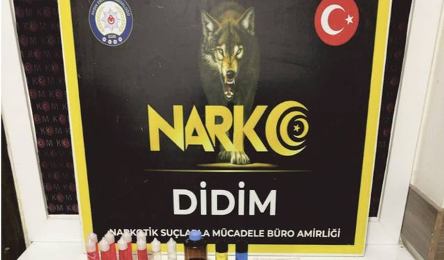 Didim’de Narkotik Operasyonu: 1 Kilo 845 Gram Sıvı Uyuşturucu Ele Geçirildi.