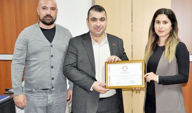 Di­dim Şo­för­ler Odası'nda maz­ba­ta tes­li­mi ger­çek­leş­ti