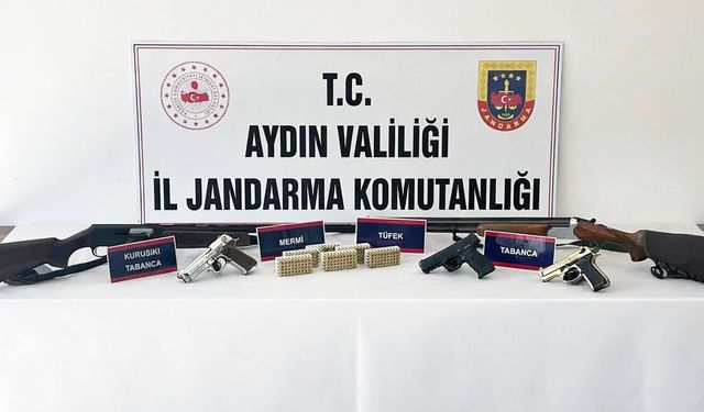 Didim’de Ruh­sat­sız Silah Ope­ras­yo­nu