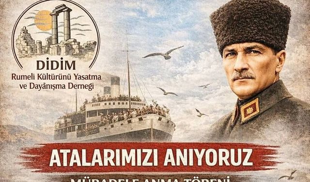 Didim’de Mü­ba­de­le Anma Tö­re­ni, Ata­lar Saygı ve Min­net­le Anı­la­cak