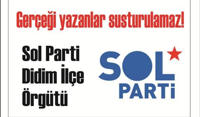 Ger­çe­ği ya­zan­lar sus­tu­ru­la­maz!