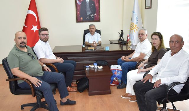 Didim’in Kar­deş Şehri La­ubach’tan Tem­sil­ci­ler Didim Ti­ca­ret Oda­sı­nı Zi­ya­ret Etti