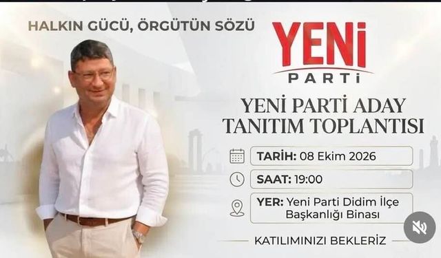 AV. BARKAN KALINOMUZ DİDİM’DE TANITIM TOPLANTISI DÜZENLİYOR.