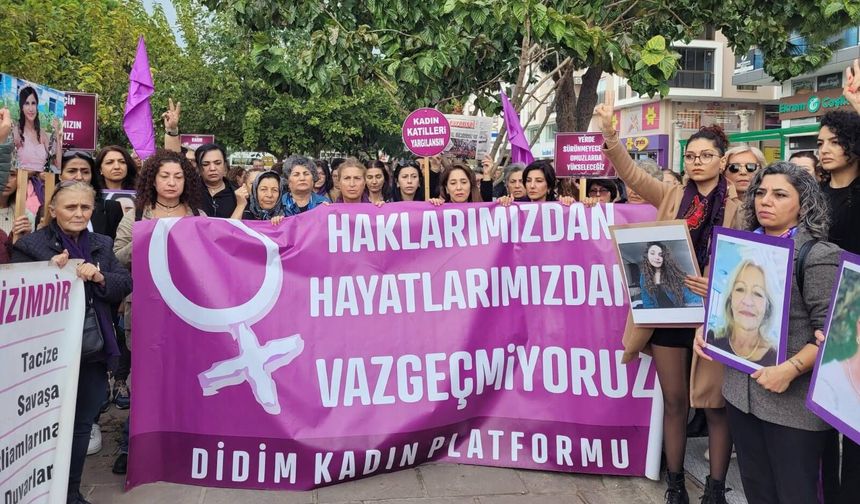 DİDİM KADIN PLATFORMU 25 KASIM’DA ALANLARDAYDI