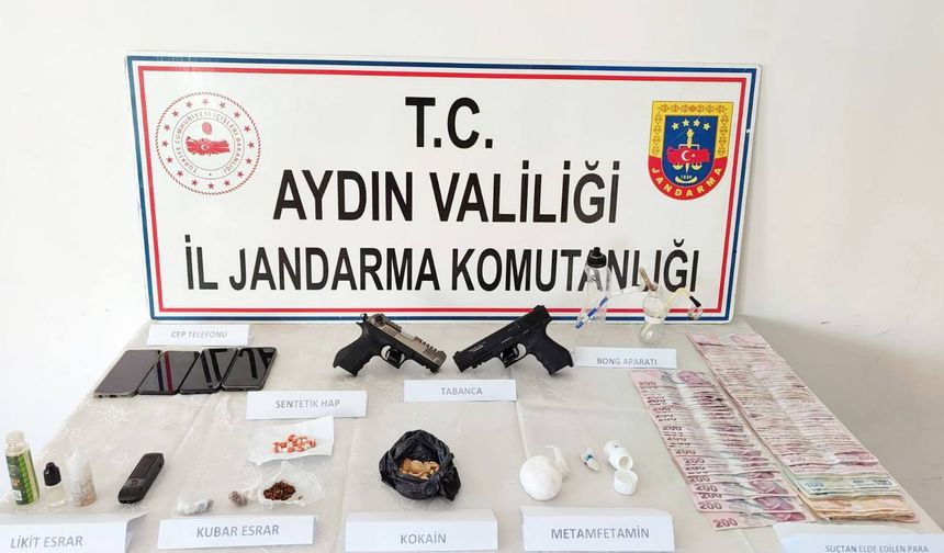 Didim'de Uyuşturucudan 4 kişi tutuklandı