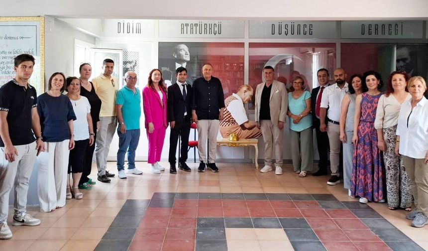 Didim İYİ Parti’den,  Didim ADD’ye Ziyaret