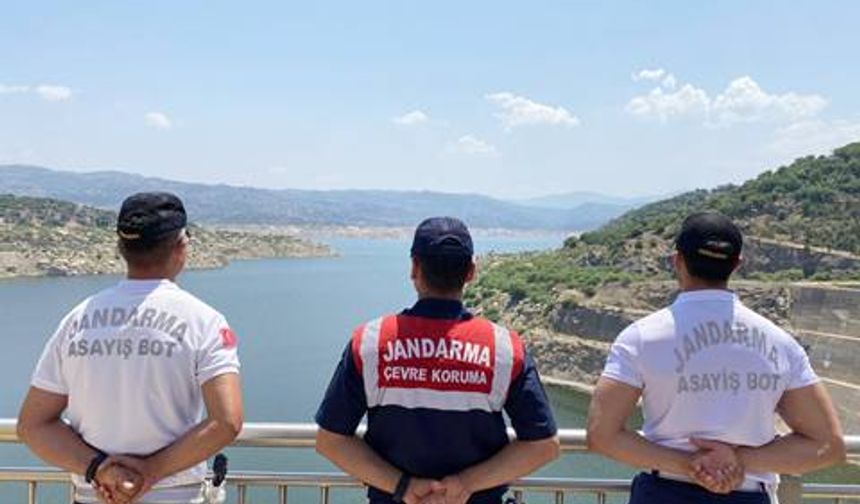 Aydın Jandarmasından Barajlarda Sıkı Denetim
