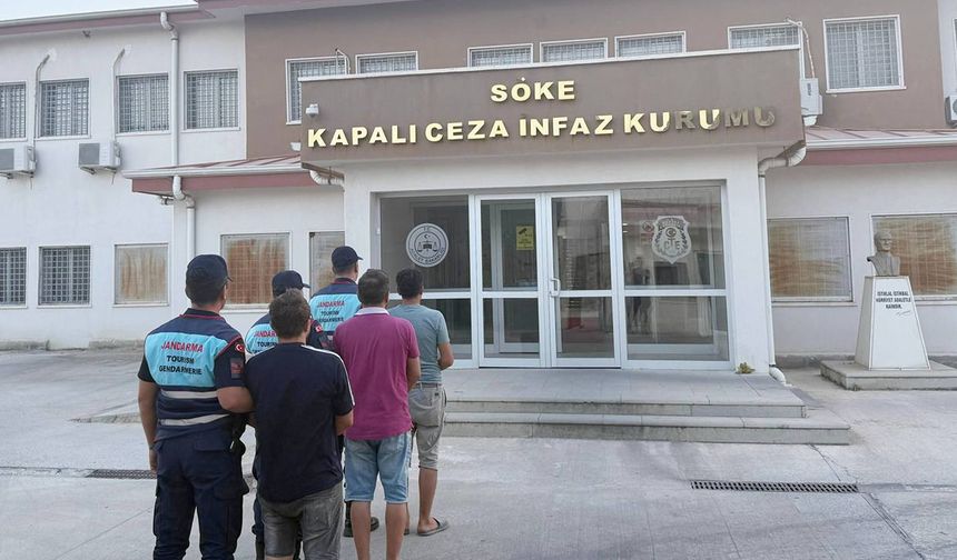 Didim'de Kaçak Ka­zı­ya Su­çüs­tü: 3 Kişi Tu­tuk­lan­dı
