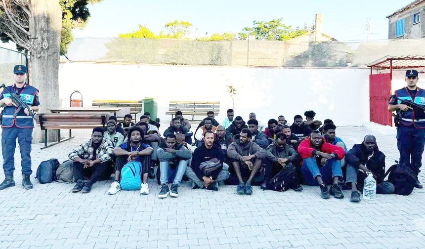 Didim'de Göç­men Ka­çak­çı­lı­ğı Ope­ras­yo­nu: 31 Dü­zen­siz Göç­men Ya­ka­lan­dı