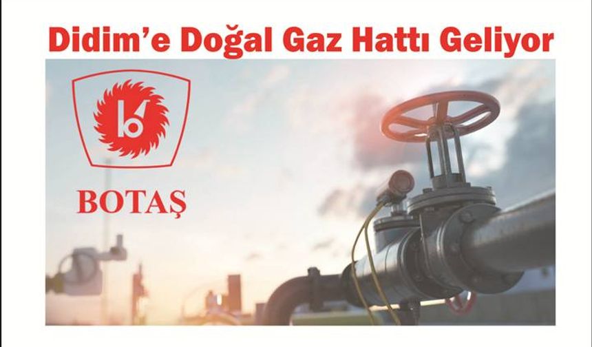 Didim’e Doğal Gaz Hattı Ge­li­yor