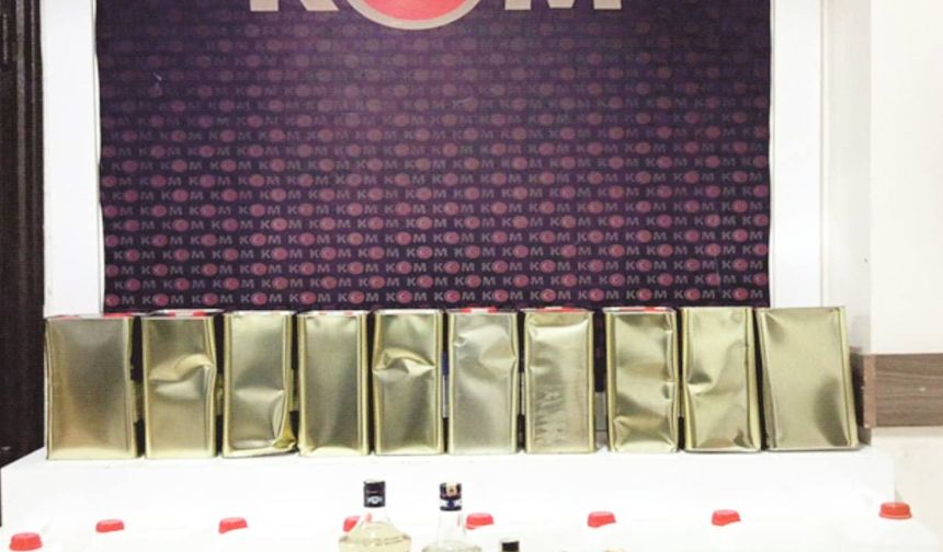Didim’de Kaçak Alkol Ope­ras­yo­nu: 90 Litre Etil Alkol Ele Ge­çi­ril­di