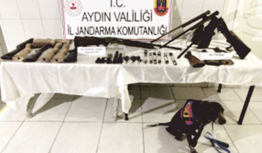 BOZ­DO­ĞAN’DA JAN­DAR­MA­DAN RUH­SAT­SIZ SİLAH OPE­RAS­YO­NU!