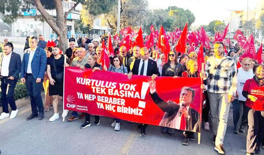 CHP Didim Ör­gü­tü’nden İma­moğ­lu İddi­ana­me­si­ne Sert Tepki