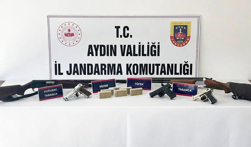 Didim’de Ruh­sat­sız Silah Ope­ras­yo­nu