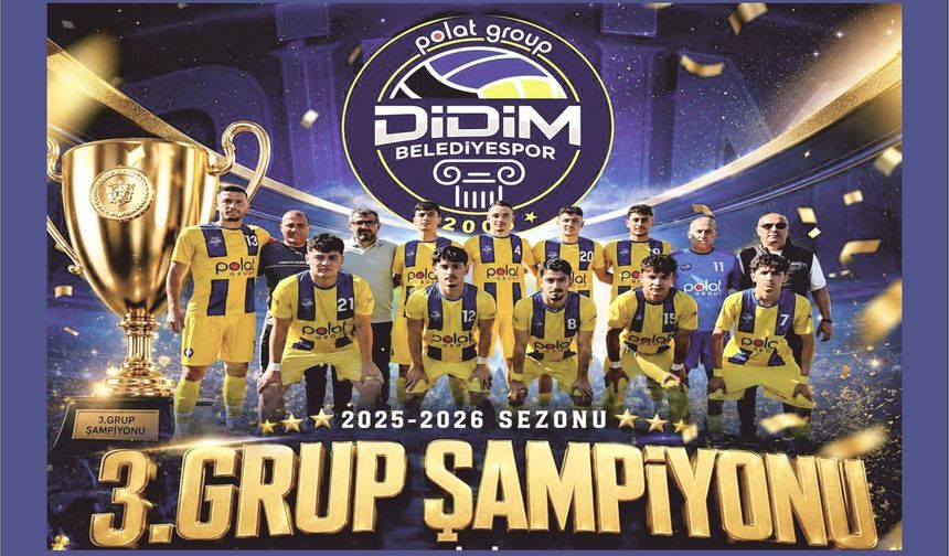 Didim Ye­ni­den 1. Ama­tör Küme’de