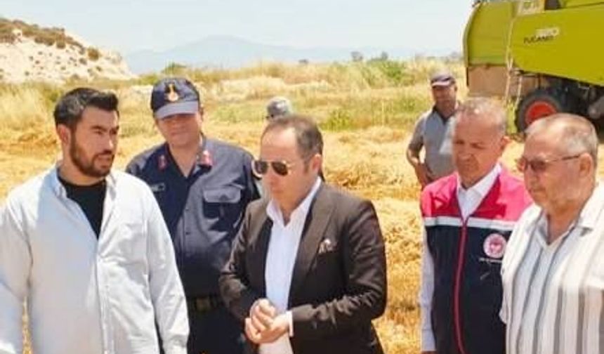 Didim’de Buğ­day Ha­sa­dı Coş­ku­su