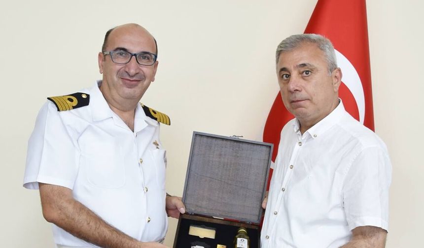 Didim Garnizon Komutanı Erkut Arslan'dan Ticaret Odası'na Veda Ziyareti